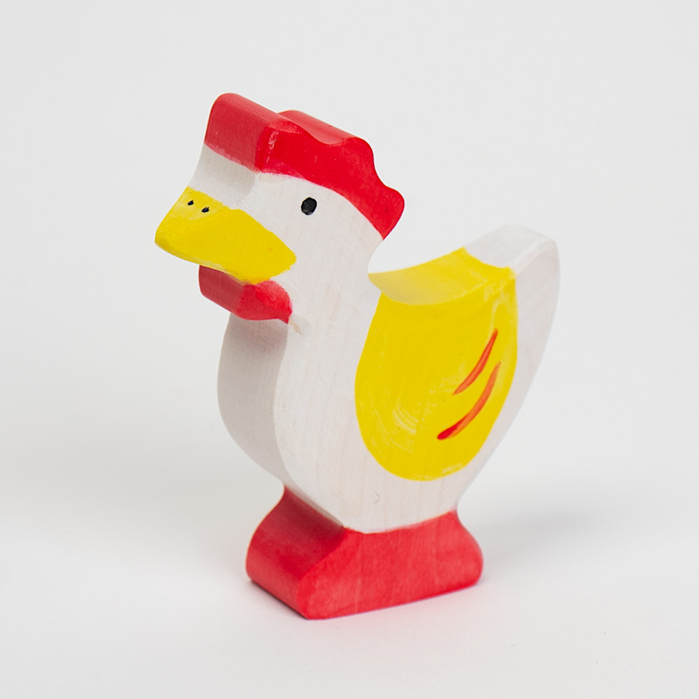 G80018 ヘンステンディングイエロー(雄鶏):メイン画像