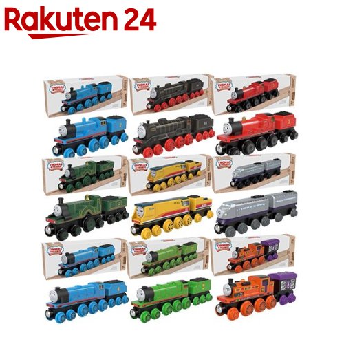 【1種類を選べる】きかんしゃトーマス 木製レールシリーズ 貨車付き機関車(1個)【きかんしゃトーマス(Thomas)】[電車・車両 木製おもちゃ鉄道 機関車 おもちゃ グッズ]