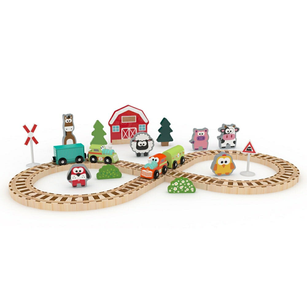 J'ADORE（ジャドール）森の仲間たち 木製トレイン&レールセット トイザらス限定