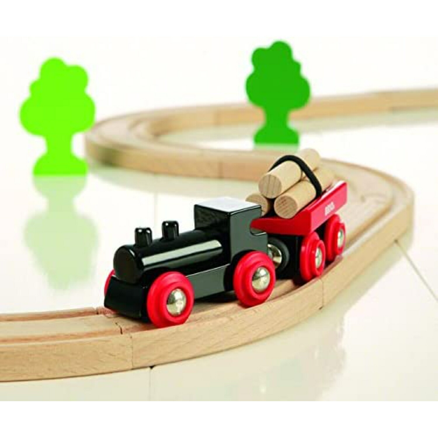 BRIO ブリオ 小さな森の基本レールセット 全18ピース 対象年齢 2歳~ 電車 おもちゃ 木製 レール 正規輸入品