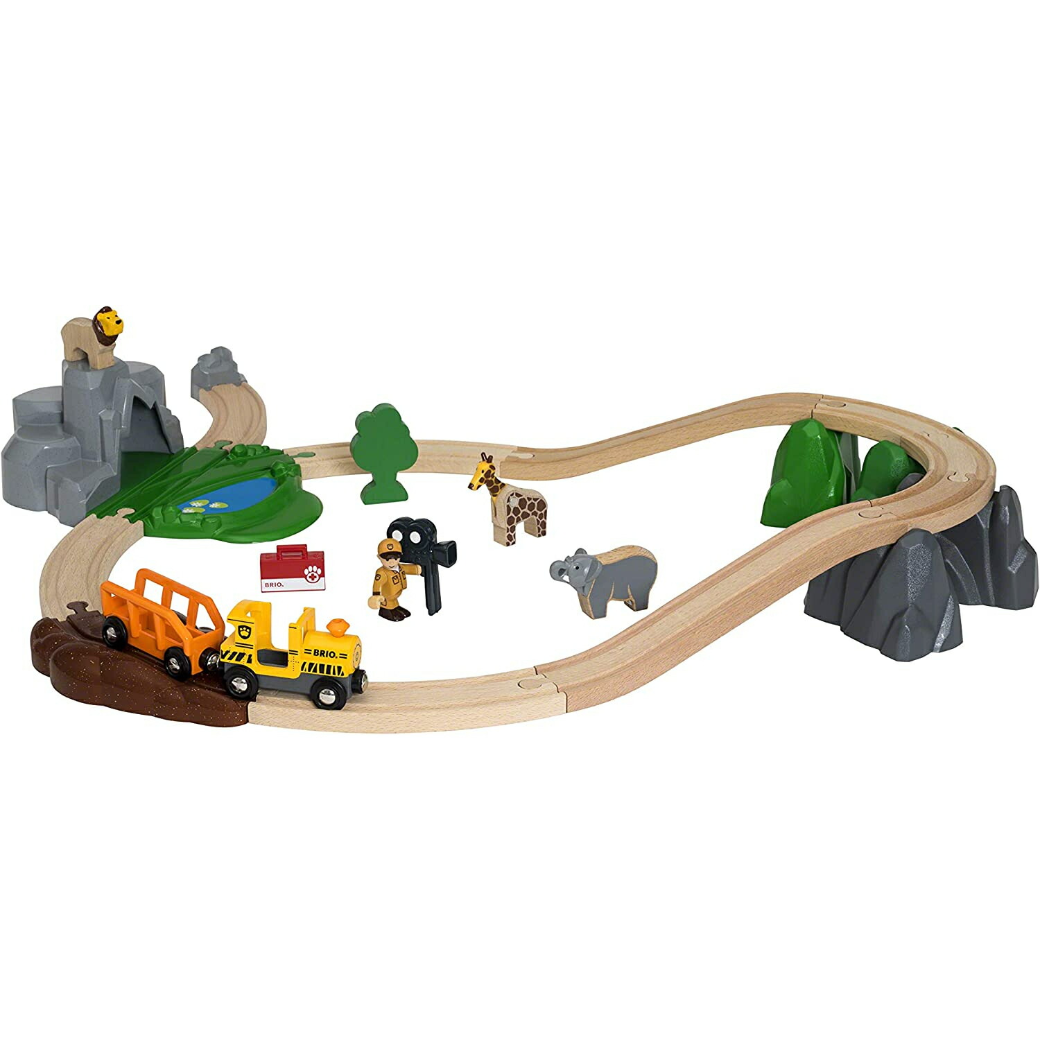 BRIO ブリオ WORLDサファリアドベンチャーセット 木製レール おもちゃ 正規輸入品