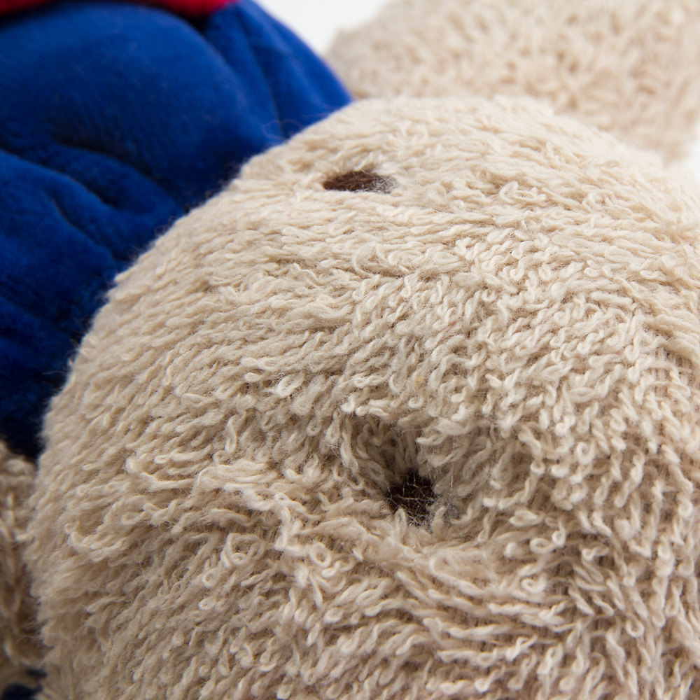 ジルケくま:肌触りの良いタオル地