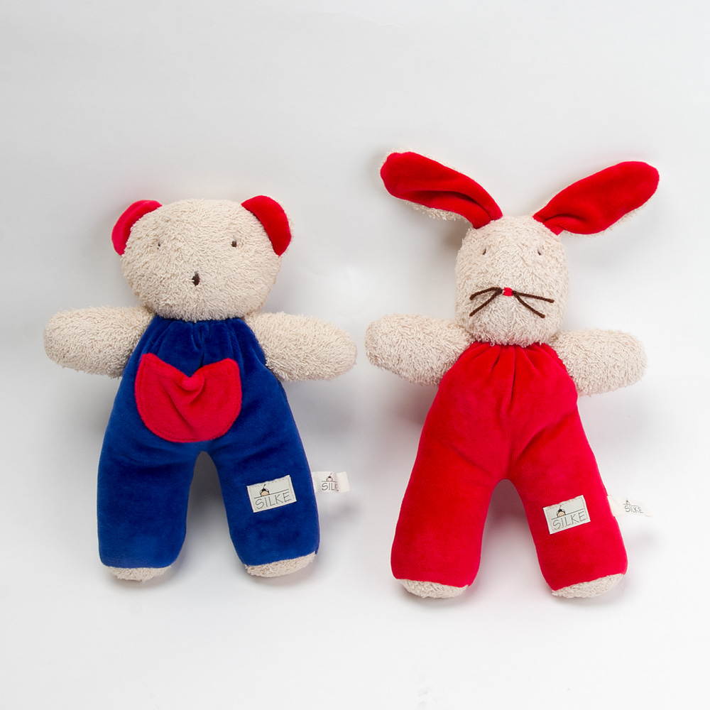 ジルケくま:ジルケうさぎ(H36cm)と