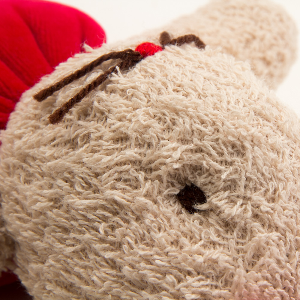 ジルケうさぎ:肌触りの良いタオル地