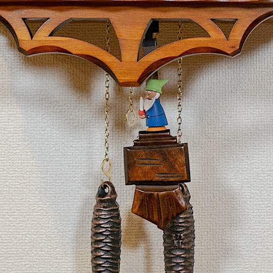 Q1101S/9W 鳩時計・白雪姫(電池式・壁白):