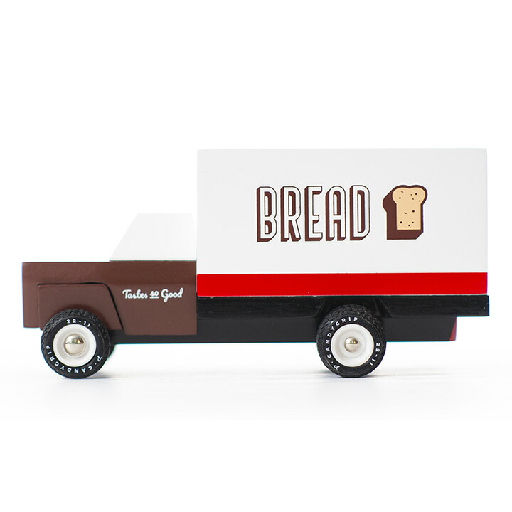 【5%0FFクーポン配布!】ニューヨーク・ブルックリン発 Candylab(キャンディラボ) Bread Truck トイカー 子供 木製 アメ車 自動車 アメリカ おうち遊び 室内遊び ジオラマ 海外 輸入 トラック 運搬車 働く車 はたらく車 玩具 男の子 木のおもちゃ おしゃれ