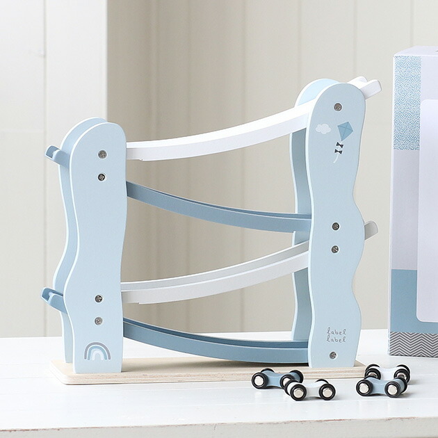 label label レーベルレーベル カースライダー 木のおもちゃ ベビー 赤ちゃん スロープトイ 車のおもちゃ 知育玩具 1歳半 ベビー用おもちゃ 車 くるま プレゼント ギフト