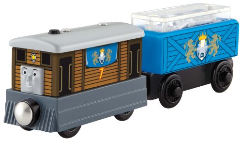 トーマス 木製レール きかんしゃトーマス 木製レールシリーズ Toby's Royal Cargo Car トビー 【 はじめてセット ブリオ brio プラントイ 木のおもちゃ 電車 トーマスレール 機関車トーマス 木製レール 汽車 プレゼント おもちゃ 玩具 マテル 】 【並行輸入品】