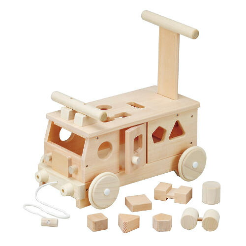 送料無料 乗用玩具 乗り物 手押し車 MOCCO 森のパズルバス 木のおもちゃ 木製 子供 出産祝い 誕生日プレゼント 男の子 女の子 1歳 2歳 3歳 幼児 足けり 赤ちゃん ベビー プルトイ 型はめパズル ベビーウォーカー 室内 クリスマスプレゼント