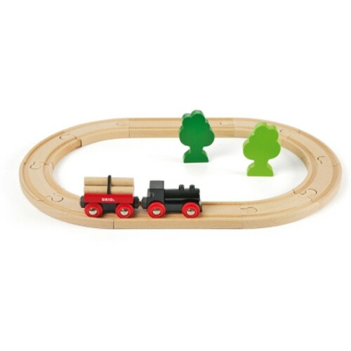 BRIO ブリオ 木製 レールセット 小さな森の基本レールセット 木のおもちゃ 電車 子供 誕生日プレゼント 誕生日 男の子 男 出産祝い 3歳 4歳 5歳 列車 ギフト 北欧 乗り物 安心 幼児 玩具 トレイン レール 女の子 プレゼント キッズ 海外 トイ クリスマスプレゼント