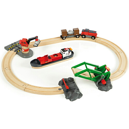 送料無料 BRIO ブリオ 木製 レールセット カーゴハーバーセット 木のおもちゃ 電車 子供 誕生日プレゼント 誕生日 男の子 男 出産祝い 3歳 4歳 5歳 列車 ギフト 北欧 おもちゃ 乗り物 幼児 玩具 トレイン レール 女の子 プレゼント クリスマスプレゼント