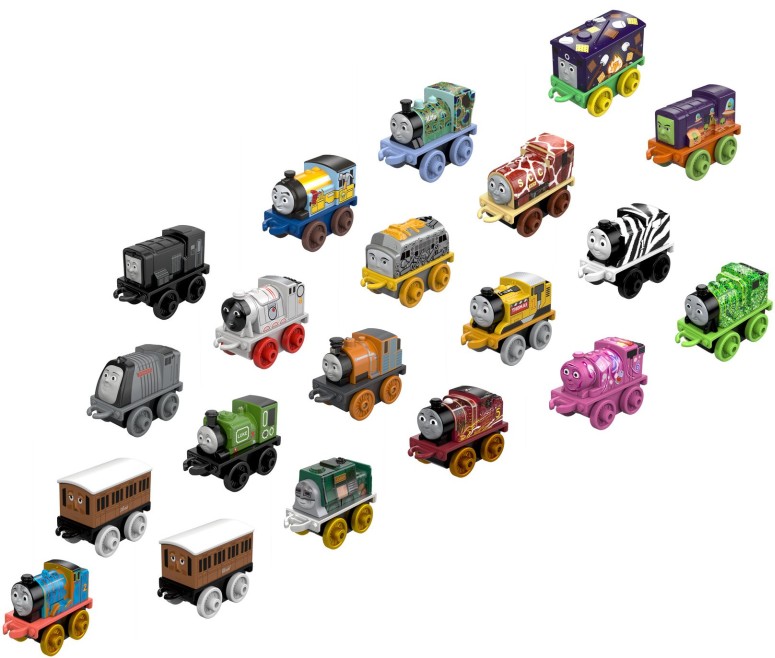 トーマス 木製レール きかんしゃ 鉄道エンジン Fisher-Price Thomas & Friends MINIS 20-Pack of Train Engines [Amazon Exclusive] 【並行輸入品】